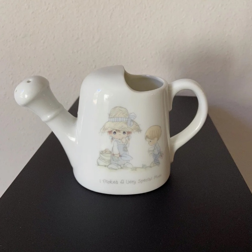 PRECIOUS Moments Mini Watering Can I Picked A Very Special Mom Porcelain…